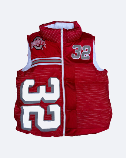 Custom Jersey Puffer Vest