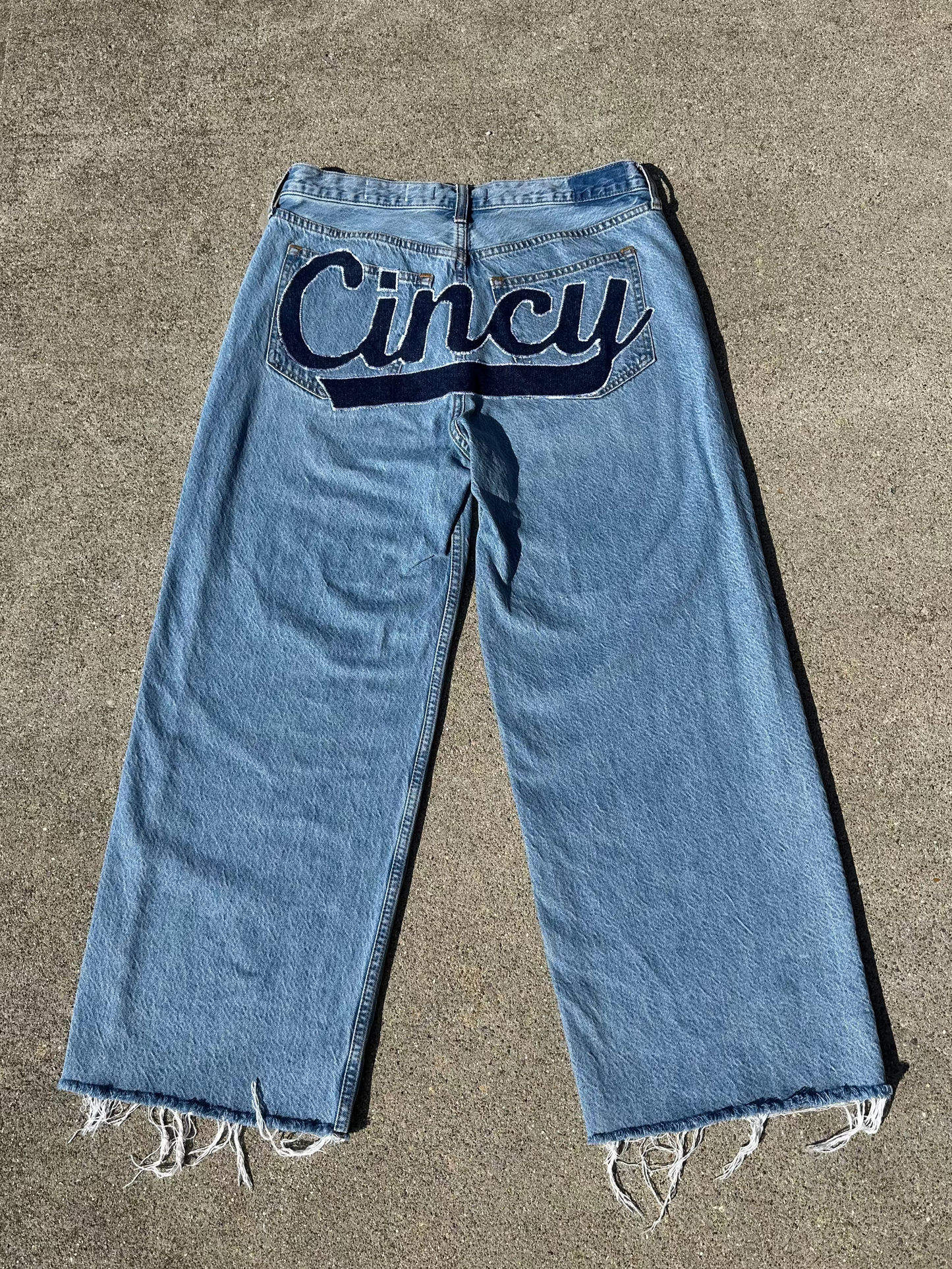Custom Embroidery Across Back